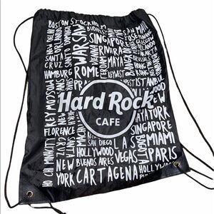 Hard Rock Cafe black travel backpack